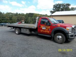 Zimmerman Towing & Storage tow service company in Falls Creek, Pennsylvania offering 24 hour towing near me