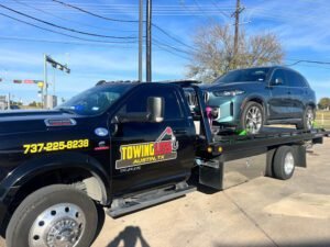 Towingless tow service company in Austin, Texas offering 24 hour towing near me