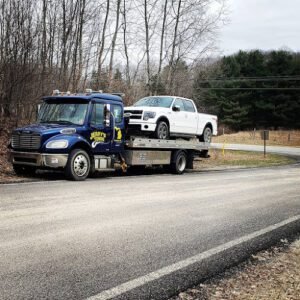 Jerry's Towing & Recovery, Inc. tow service company in White Cloud, Michigan offering 24 hour towing near me