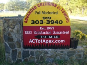 Advanced Collision and Towing tow service company in Apex, North Carolina offering 24 hour towing near me
