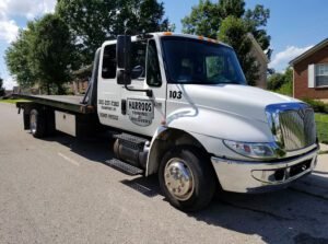 Harrod's Diesel Towing & Recovery tow service company in Frankfort, Kentucky offering 24 hour towing near me