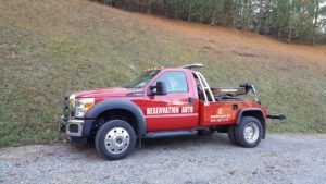 Reservation Auto Sales & Wrecker Service tow service company in Whittier, North Carolina offering 24 hour towing near me