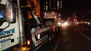 Eashs Towing and Salvage tow service company in Fredericksburg, Pennsylvania offering 24 hour towing near me