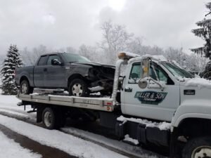 Miller & Sons Towing LLC tow service company in Accident, Maryland offering 24 hour towing near me