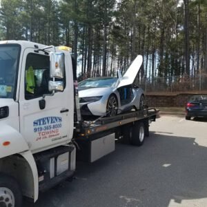 Steven's Towing tow service company in Zebulon, North Carolina offering 24 hour towing near me