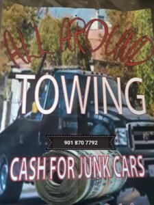 All Around Towing& Auto tow service company in Memphis, Tennessee offering 24 hour towing near me