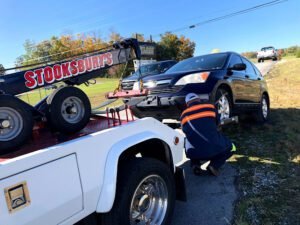 Hippenhammer Collision Center, Inc tow service company in Howe, Indiana offering 24 hour towing near me