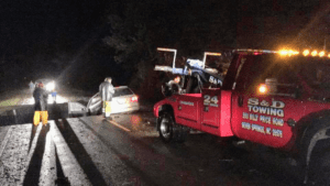 S&D Towing and Tires tow service company in Seven Springs, North Carolina offering 24 hour towing near me