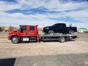 Gibson's Customs Towing LLC tow service company in Douglas, Wyoming offering 24 hour towing near me