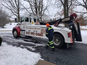 A Express Towing & Recovery tow service company in Palatine, Illinois offering 24 hour towing near me