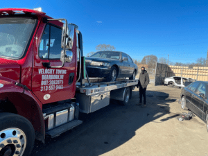 Velocity Towing tow service company in Southgate, Michigan offering 24 hour towing near me