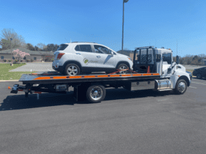 Mark's Towing and Transport tow service company in Buxton, Maine offering 24 hour towing near me
