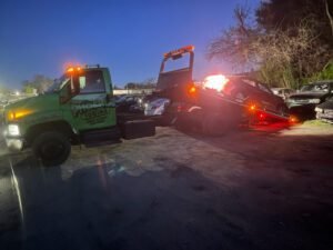 A&P Automotive Recycling & Towing tow service company in West Edmeston, New York offering 24 hour towing near me