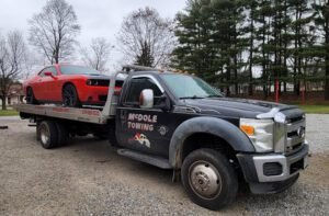 Mcdole towing tow service company in East Rochester, Ohio offering 24 hour towing near me