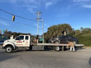 Abba Towing & Recovery tow service company in Murrells Inlet, South Carolina offering 24 hour towing near me