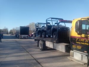 Tim's Towing & Body Shop tow service company in Linwood, Michigan offering 24 hour towing near me