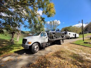 Papa's Towing and Recovery tow service company in Spruce Pine, North Carolina offering 24 hour towing near me