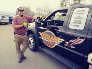 Ronan Body Shop, Towing & Repair tow service company in Ronan, Montana offering 24 hour towing near me