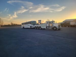First Call Towing / Express Truck Repair tow service company in Fremont, Indiana offering 24 hour towing near me
