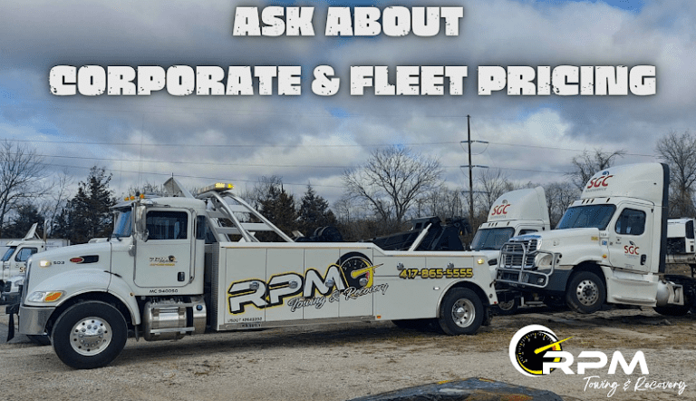 RPM Towing & Recovery, Tri-Lakes/Branson Tow Service in Reeds Spring, Missouri