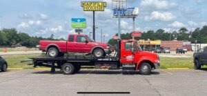 A tow truck tow service company in Houston, Texas offering 24 hour towing near me