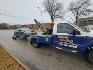 Simple Towing tow service company in Melrose Park, Illinois offering 24 hour towing near me
