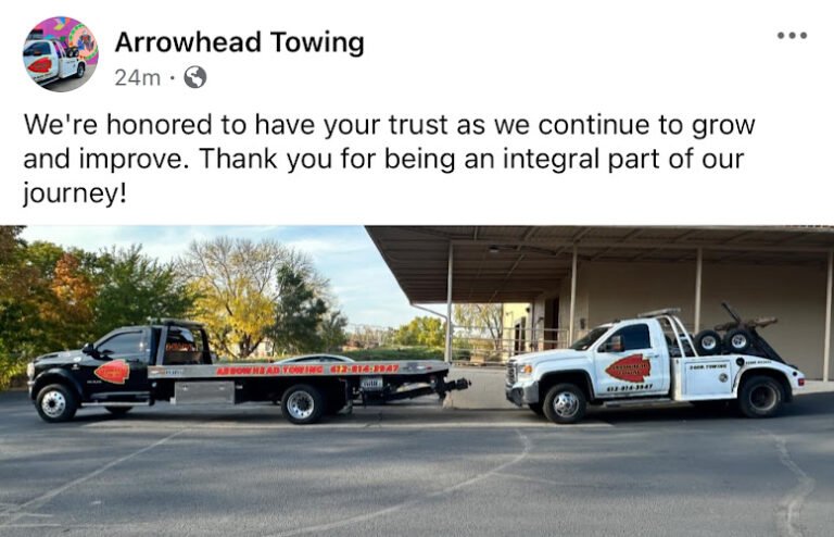 Arrowhead Towing Tow Service in Local, US