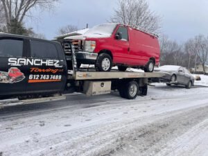 Sanchez Towing LLC tow service company in , offering 24 hour towing near me