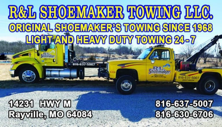 R&L Shoemaker Towing LLC Tow Service in Homestead, Missouri R&L Shoemaker Towing LLC Tow Service in Homestead, Missouri