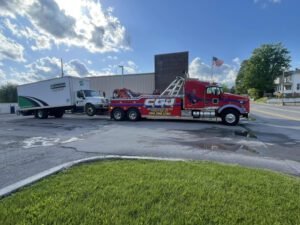 CG&J Garage and Towing, LLC Office tow service company in Thornton, West Virginia offering 24 hour towing near me