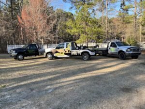 Workmans Mobile Tire tow service company in Smithfield, North Carolina offering 24 hour towing near me