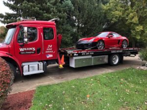 Wilson's Tow & Transport tow service company in Rochester, Indiana offering 24 hour towing near me