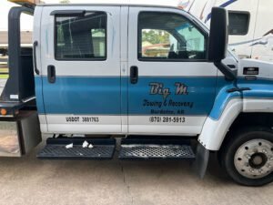 Big M Towing and Recovery LLC tow service company in Luxora, Arkansas offering 24 hour towing near me
