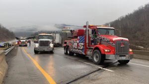 A & S Recovery tow service company in Burnsville, WV offering 24 hour towing near me