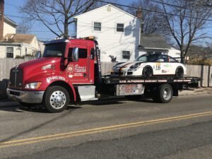 Bang's Towing Inc. tow service company in Amityville, New York offering 24 hour towing near me