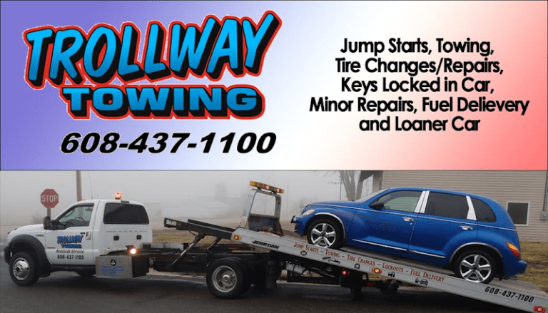Trollway Towing LLC Tow Service in Mt Horeb, Wisconsin