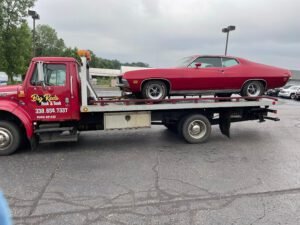Big Reds Hook & Book Towing tow service company in Wooster, Ohio offering 24 hour towing near me