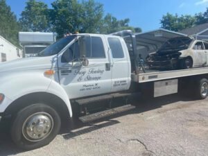 Troy Towing & Storage tow service company in Marine, Illinois offering 24 hour towing near me