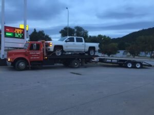Nicholas Towing & Recovery tow service company in Hot Springs, South Dakota offering 24 hour towing near me