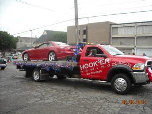 HOOKER TOWING tow service company in Cedar Rapids, Iowa offering 24 hour towing near me