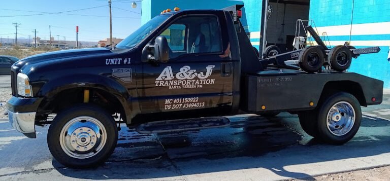 A&J Transportation Tow Service in El Paso, Texas