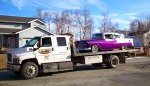 Bretts Auto Mover tow service company in Wasilla, Alaska offering 24 hour towing near me
