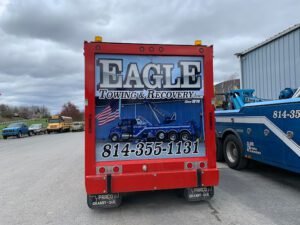 Eagle Towing & Recovery Inc, Heavy Duty Towing. No Cars or SUVS tow service company in Bellefonte, Pennsylvania offering 24 hour towing near me
