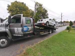 Blue Dot Towing and Recovery tow service company in Madisonville, Kentucky offering 24 hour towing near me