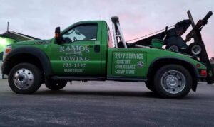 Ramos Towing tow service company in Muskegon, Michigan offering 24 hour towing near me