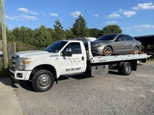 Scipio Towing tow service company in Lamar, South Carolina offering 24 hour towing near me