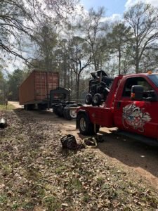 Jason Adamick's Wrecker Service tow service company in Willis, Texas offering 24 hour towing near me