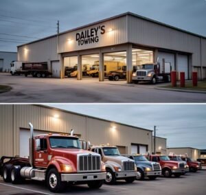 Dailey's Towing tow service company in Terre Haute, Indiana offering 24 hour towing near me