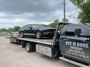 Git-R-Done Towing tow service company in New Caney, Texas offering 24 hour towing near me
