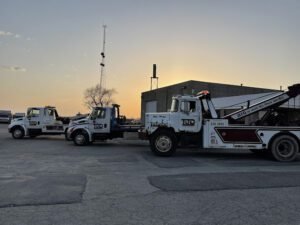 TJD Repair & Service, LLC tow service company in Blue Earth, Minnesota offering 24 hour towing near me